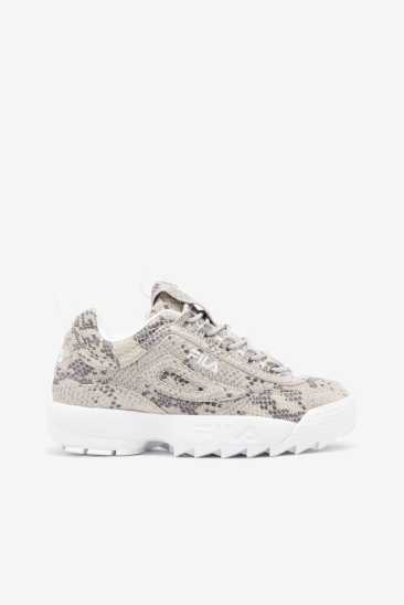 Fila Femme Disruptor 2 Snake 103 Blanche / High Rise / Blanche Fila France DGP-160782